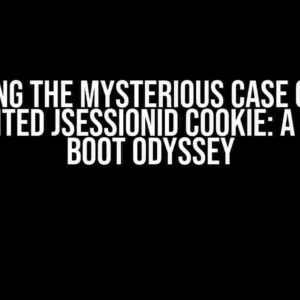 Solving the Mysterious Case of the Unwanted JSESSIONID Cookie: A Spring Boot Odyssey